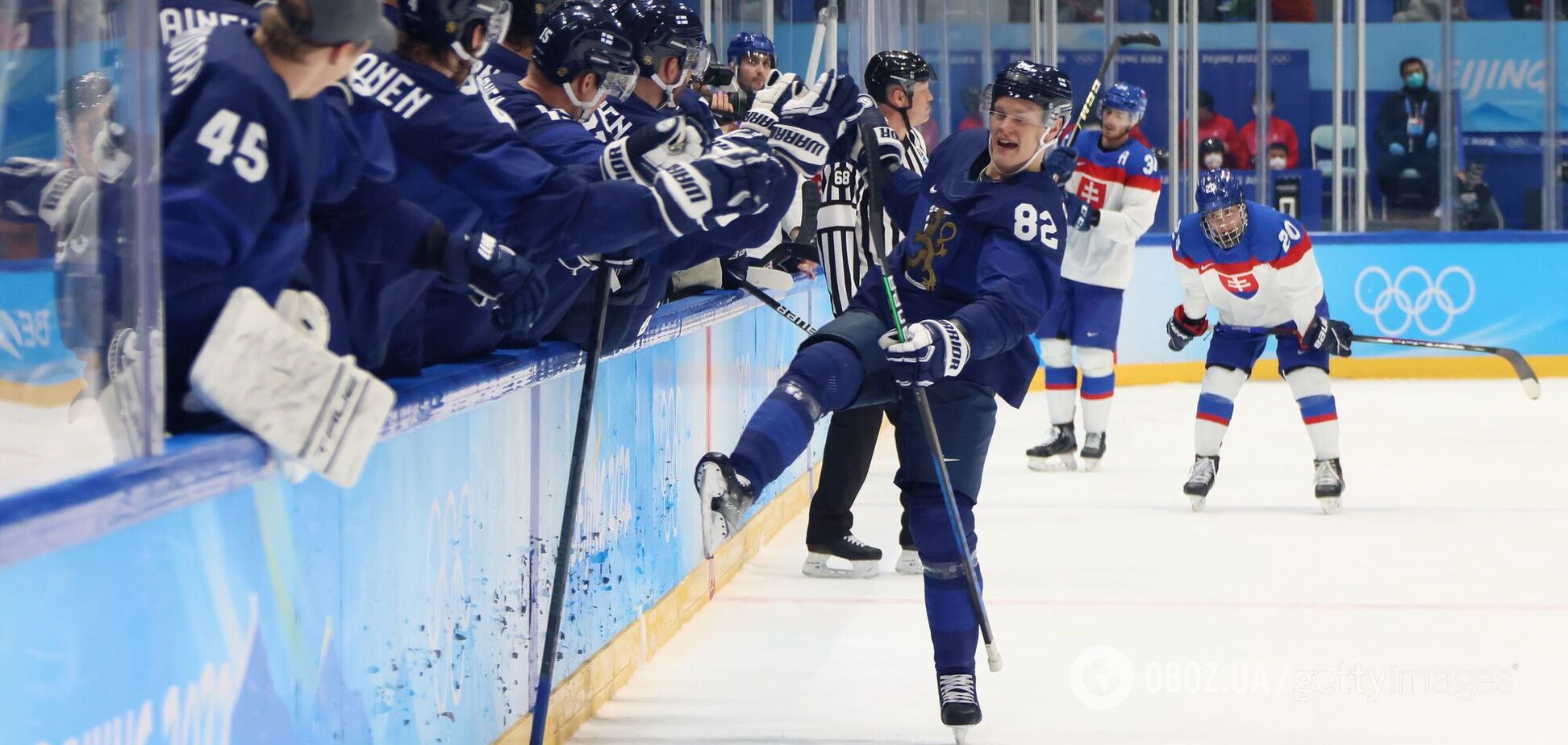 Финские хоккеисты обыграли словаков и вышли в финал ОИ на победителя пары ОКР – Швеция