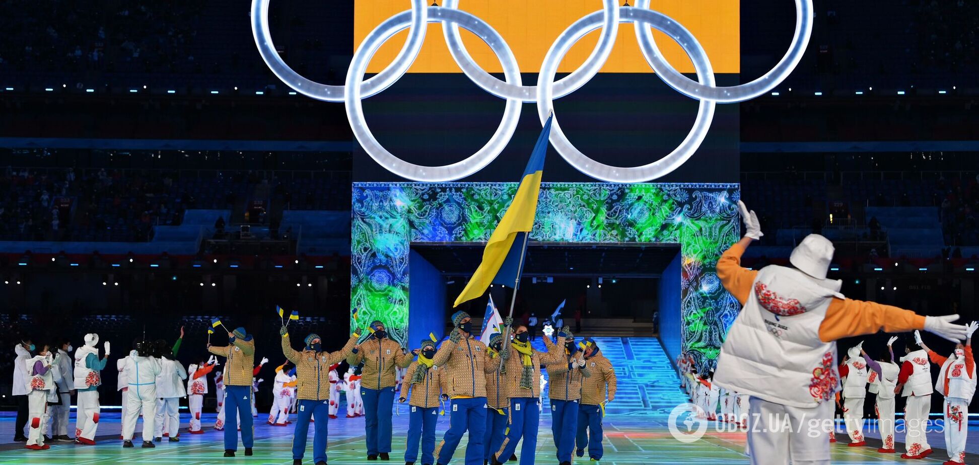 Збірна України церемонії відкриття ОІ-2022