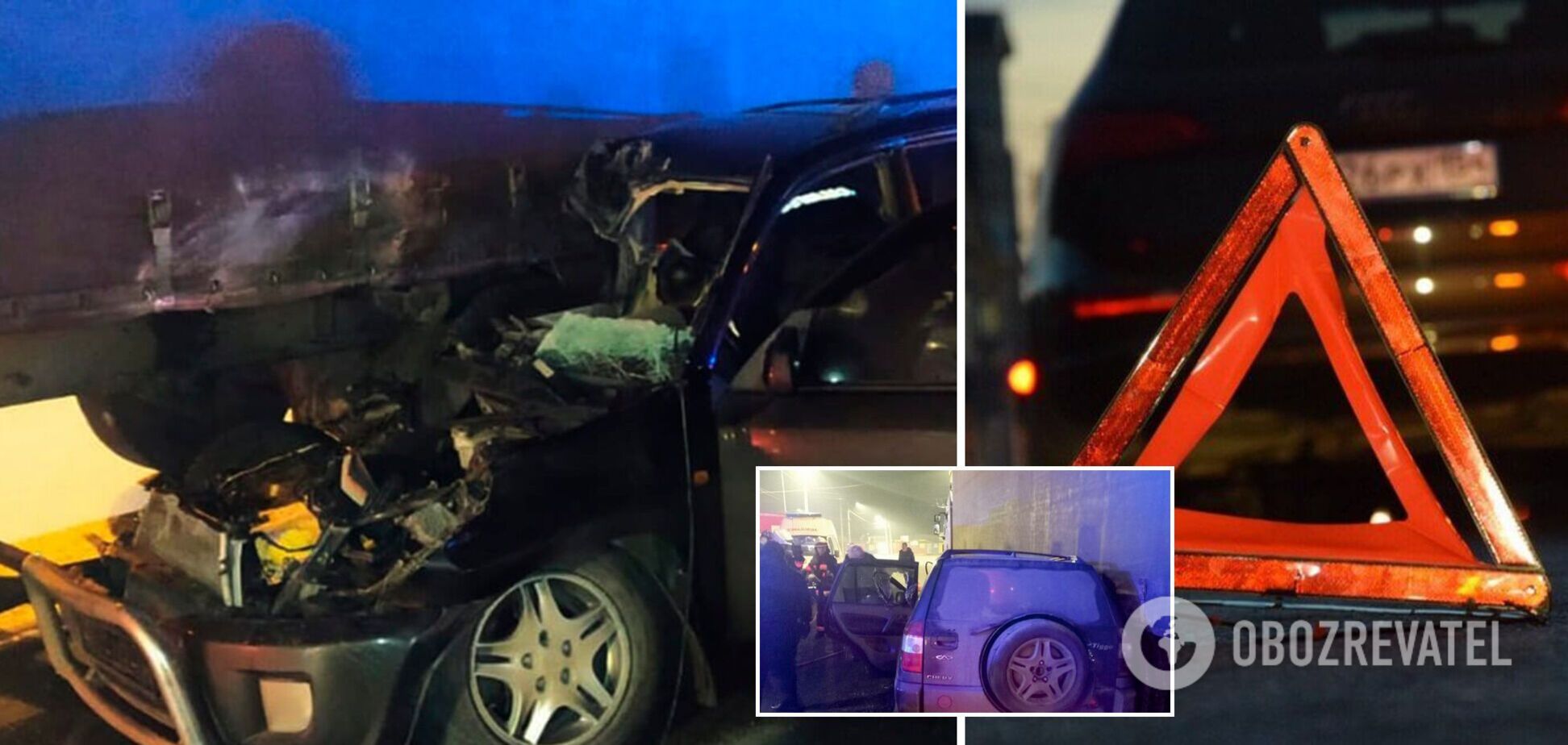 В Днепре авто на скорости влетело в фуру: два человека погибли, есть пострадавший. Видео момента аварии