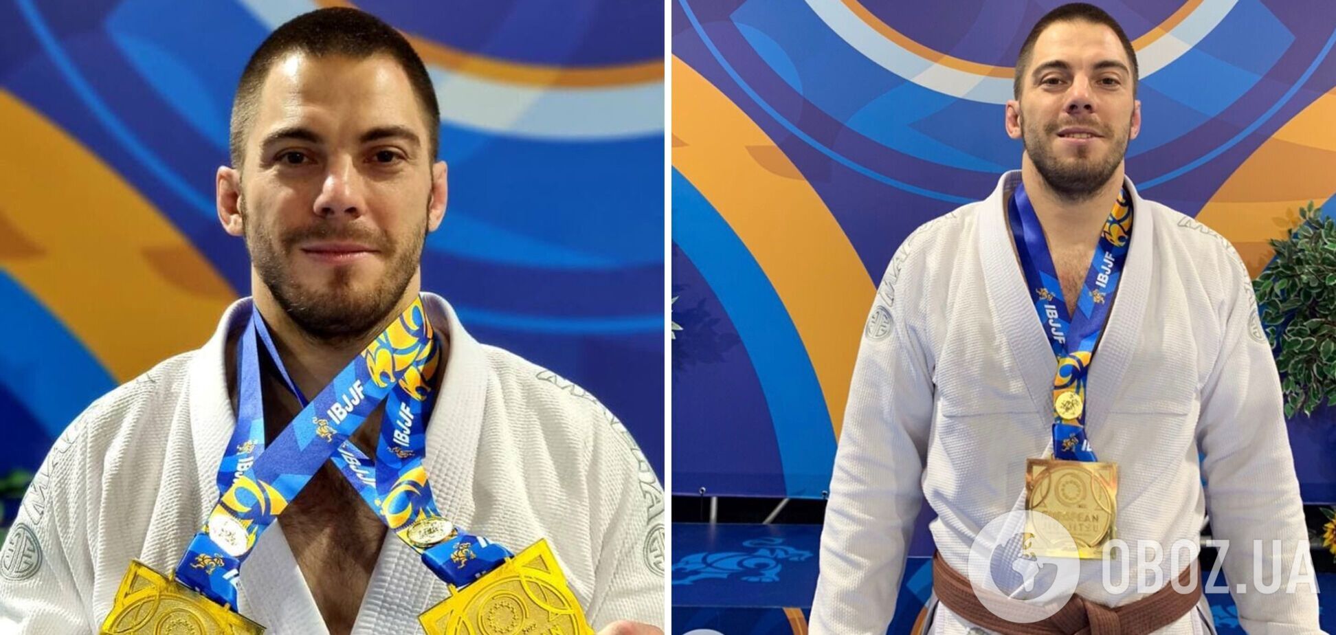 Украинец Максим Задорожний завоевал два 'золота' на чемпионате Европы по бразильскому джиу-джитсу