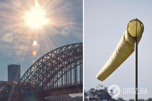 Тепло, но штормовой ветер: появился новый прогноз погоды в Украине на понедельник. Карта