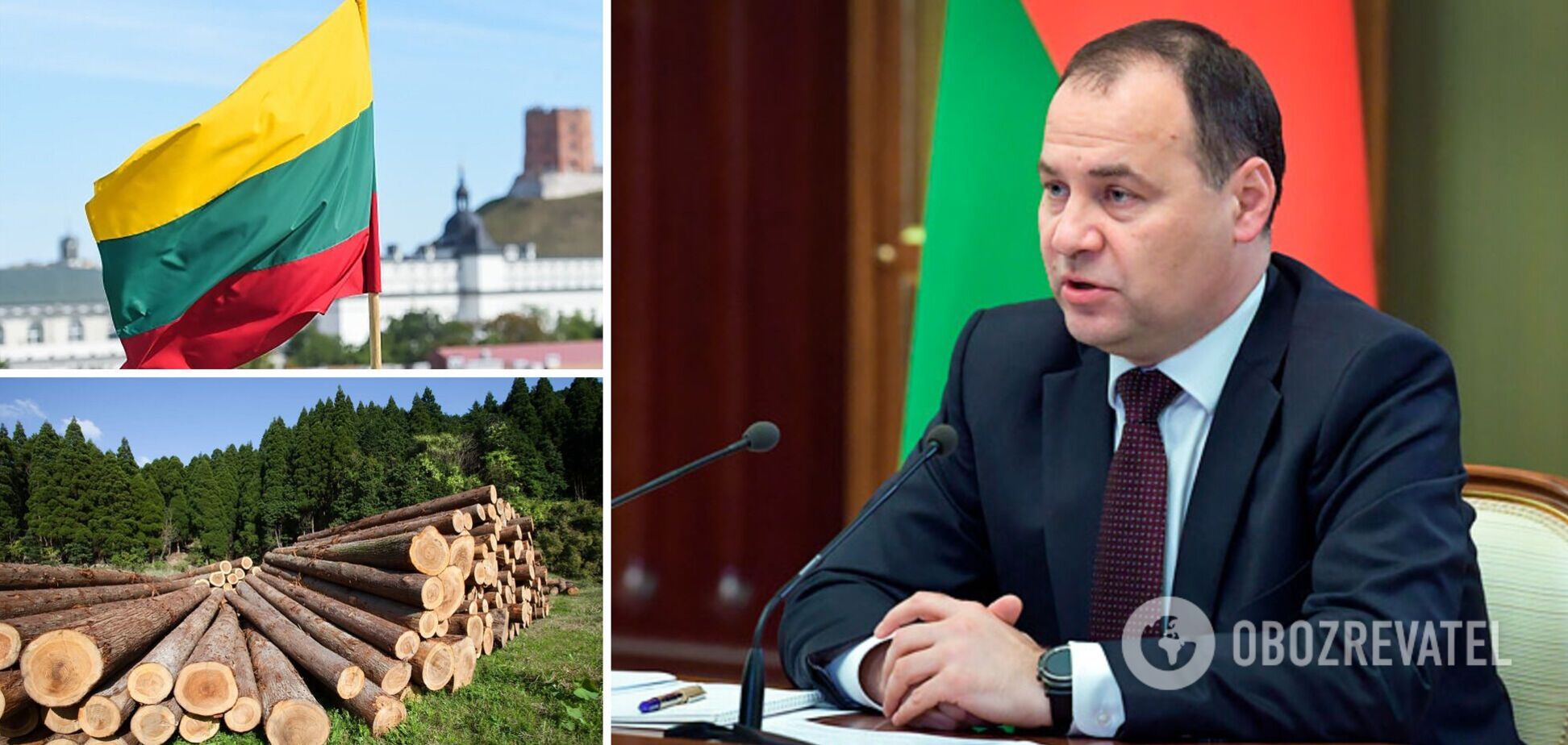 Білорусь загрожує Литві забороною експорту лісу