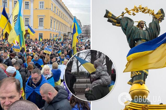 'Україна – понад усе': дівчинка з Одеси 'запалила' на Марші єдності та прославилася в мережі. Відео