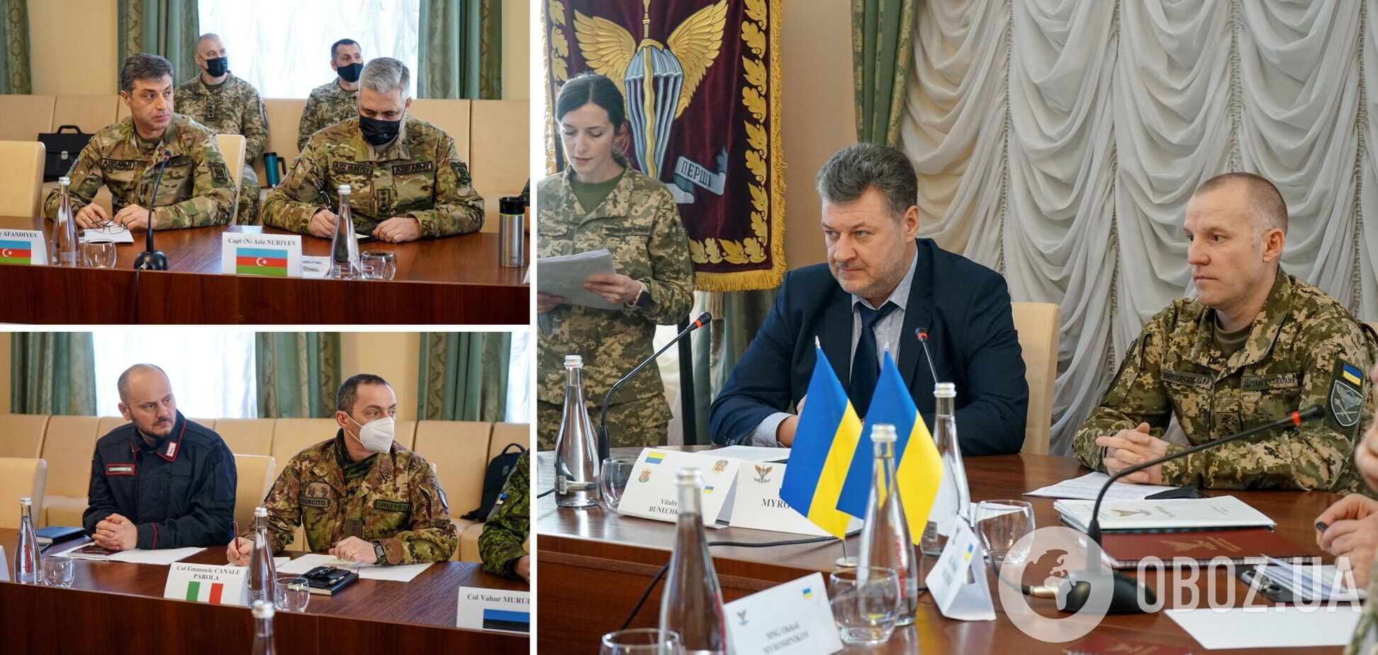 В Житомирской области военные атташе 10 стран встретились с командованием Десантно-штурмовых войск ВСУ