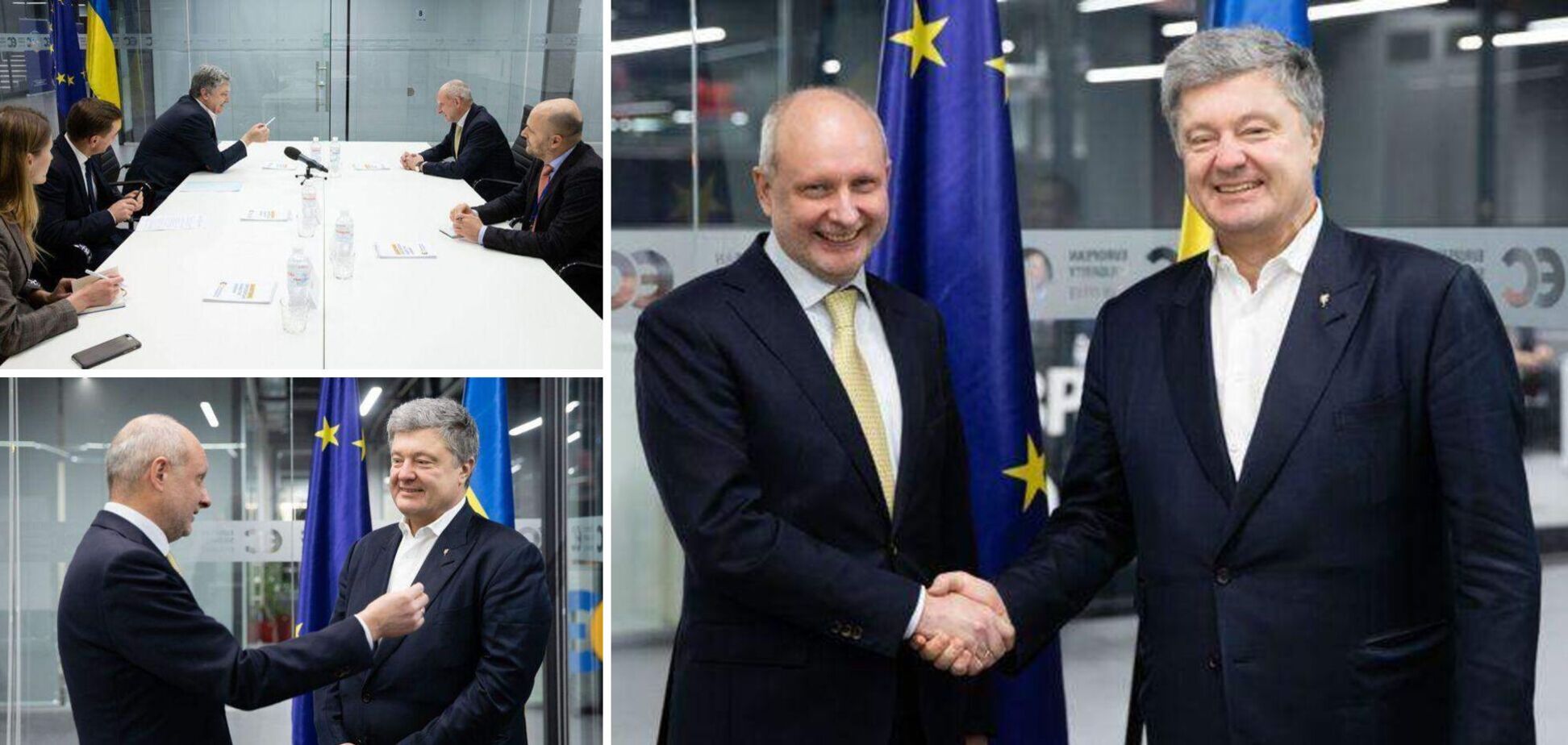 Порошенко во время встречи с послом ЕС призвал безотлагательно ввести жесткие санкции против РФ