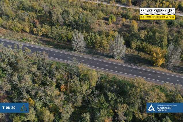 В Запорожской области отремонтировали дороги к историческим достопримечательностям и курортам