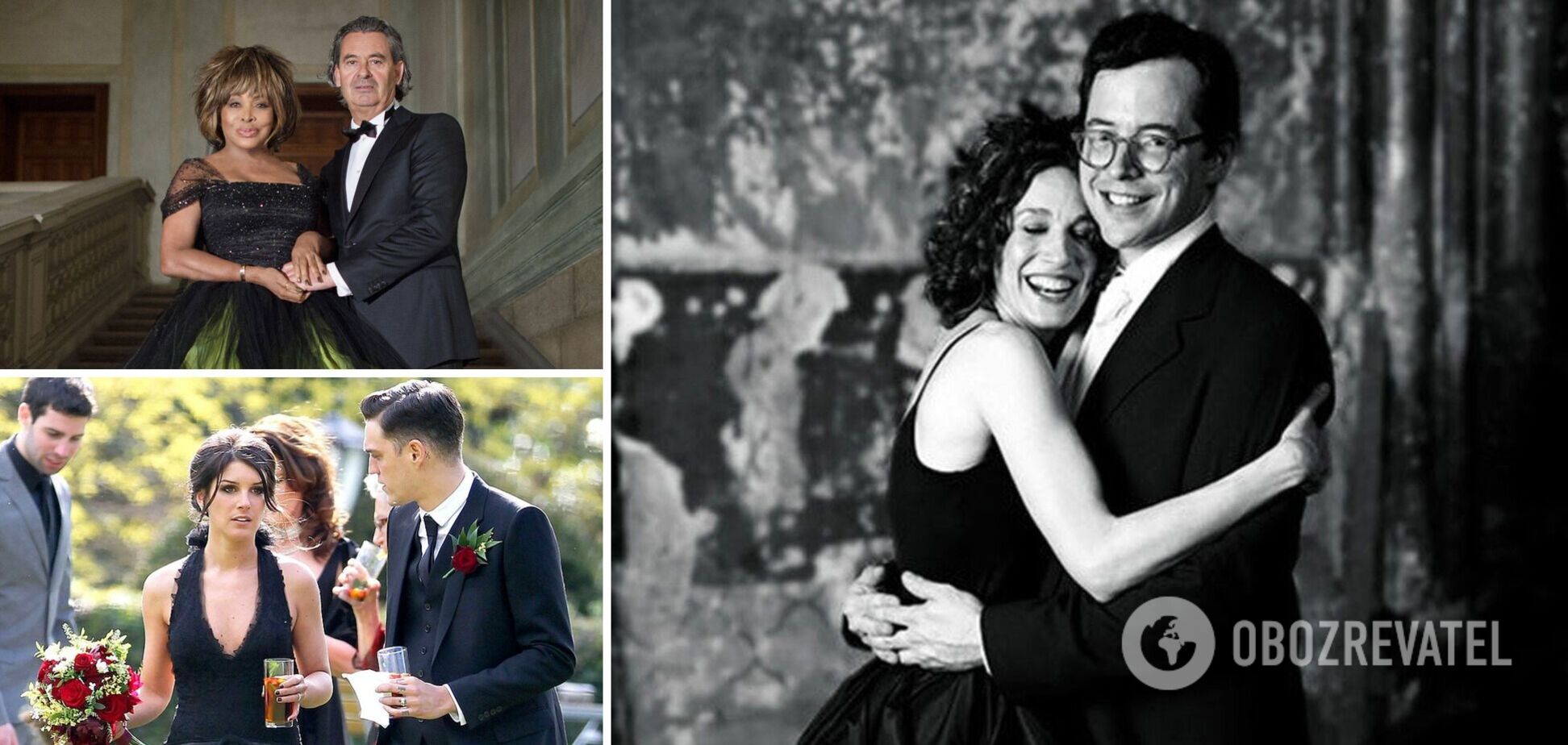 Звезды выходили замуж в черных платьях