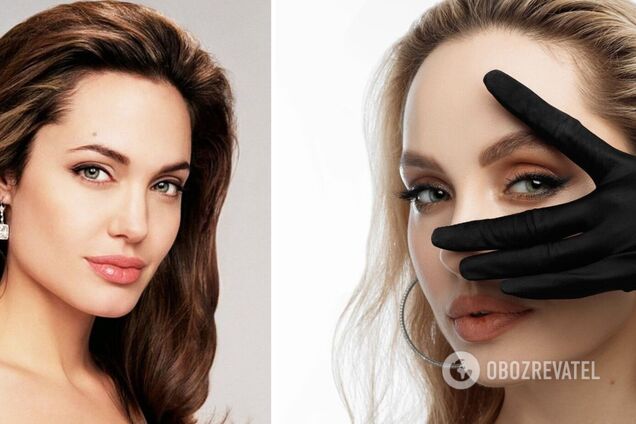 Українська Анджеліна Джолі: чим Таня Воржева схожа на голлівудську зірку. Фотопорівняння