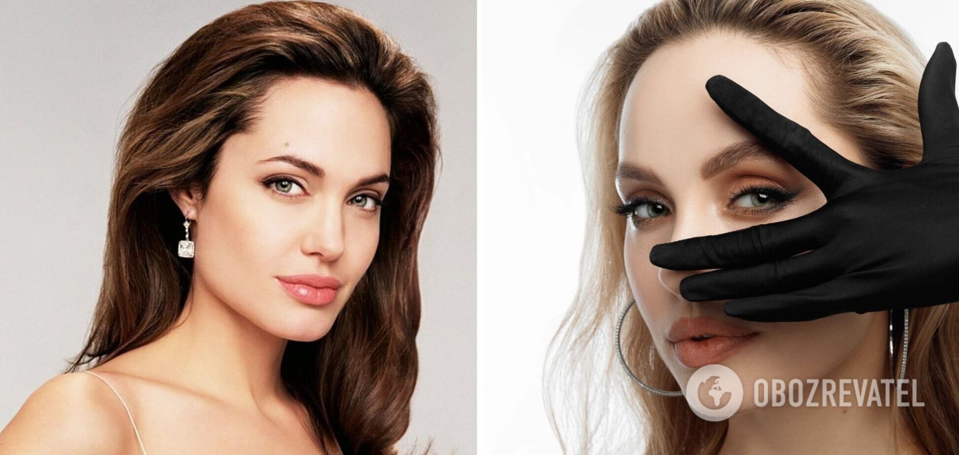 Украинская Анджелина Джоли: чем Таня Воржева похожа на голливудскую звезду. Фотосравнение