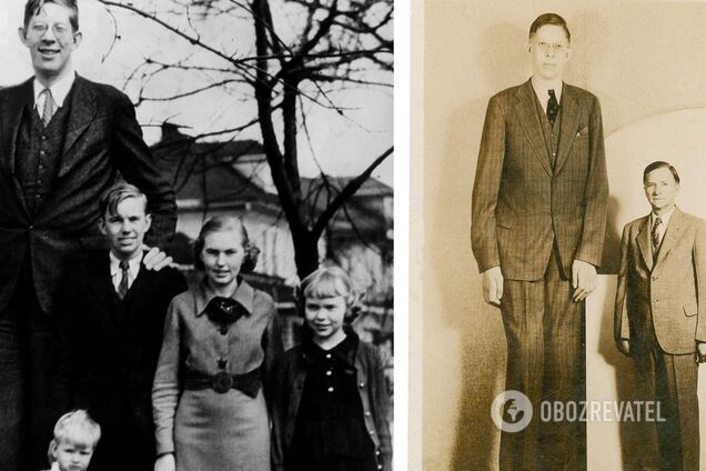 Роберт Першинг Уодлоу с семьей