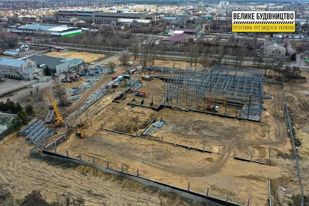 В Херсонской области началось строительство Центра олимпийских видов спорта