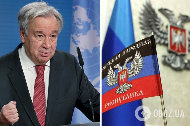 Генсек ООН про 'визнання' Росією 'Л/ДНР': це смертельний удар по Мінських угодах
