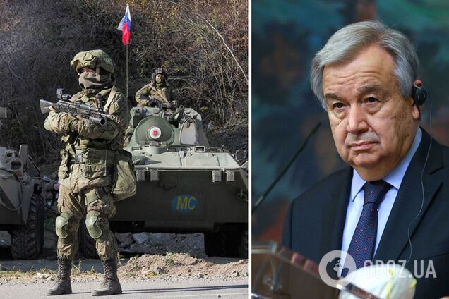 Генсек ООН: российские войска не миротворцы