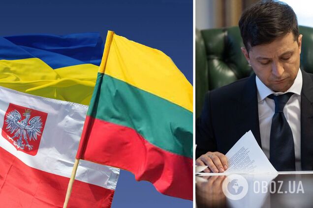 Зеленський підписав із Польщею та Литвою заяву про підтримку надання Україні статусу країни-кандидата у члени ЄС