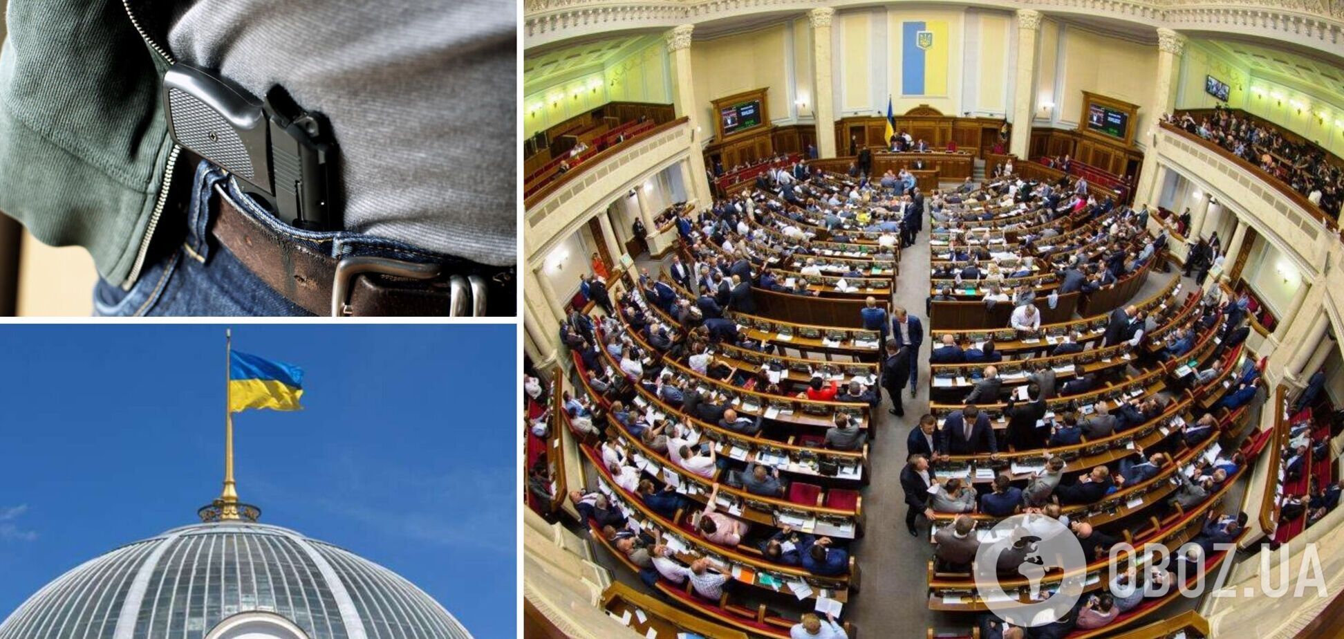 Депутаты Рады утвердили в первом чтении законопроект о гражданском огнестрельном оружии