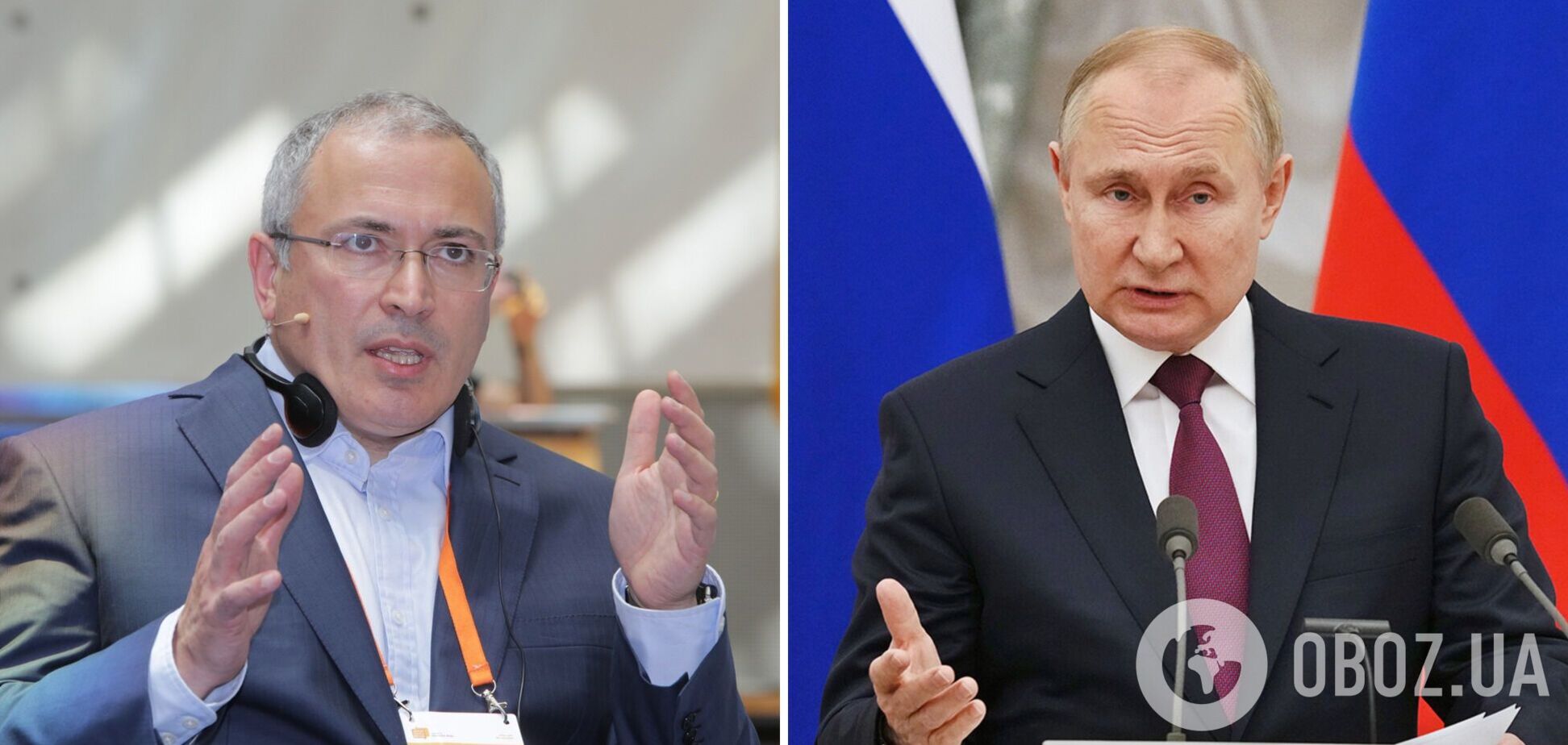 Ходорковский выступил против развязанной Путиным войны