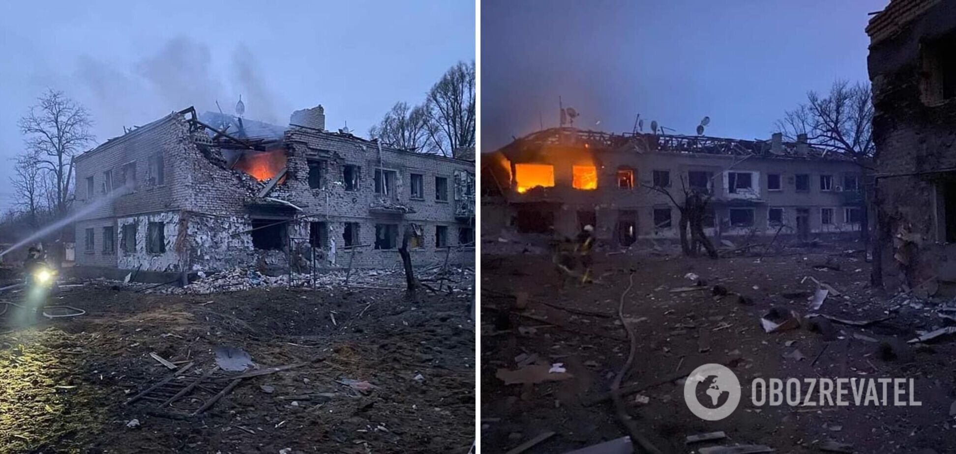 Російські окупанти вдарили по мирних жителях Старобільська, горять будинки. Відео