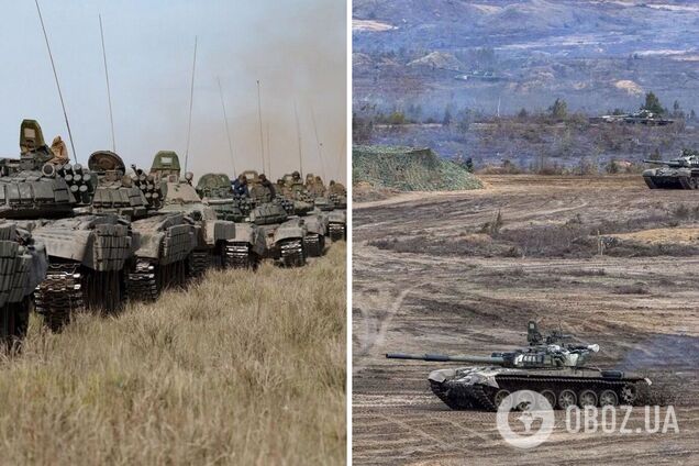 З Криму в бік материкової України наближається колона російської військової техніки. Відео