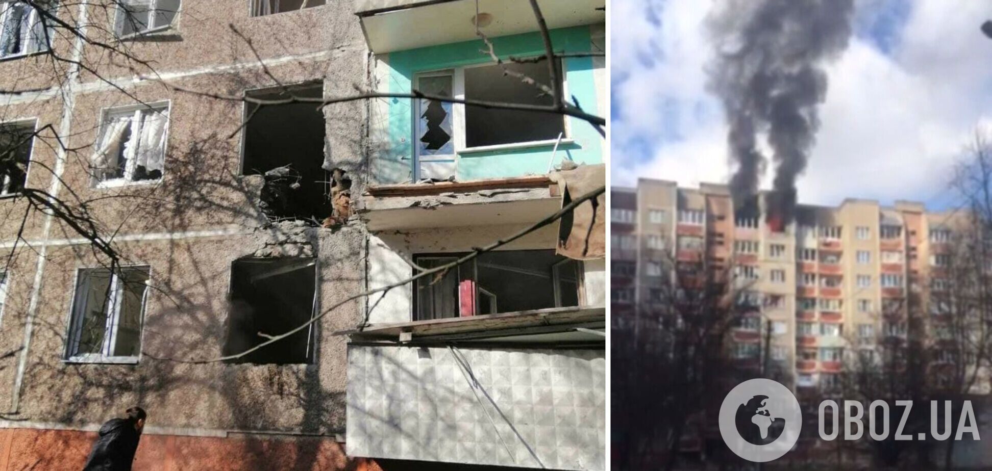 Окупанти обстріляли житловий будинок у Чернігові, здійнявся дим. Фото і відео
