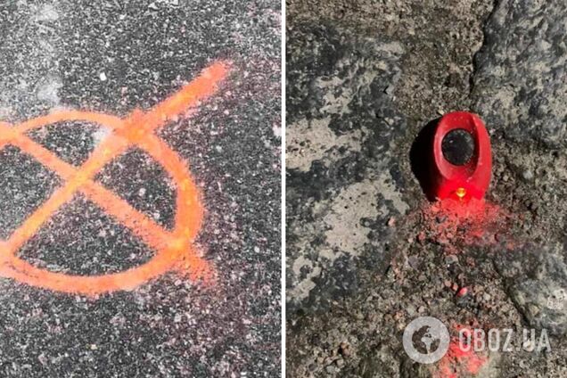 Люди думають, що це мітки, і намагаються прибрати: окупанти скидають замасковану вибухівку із зеленими мітками