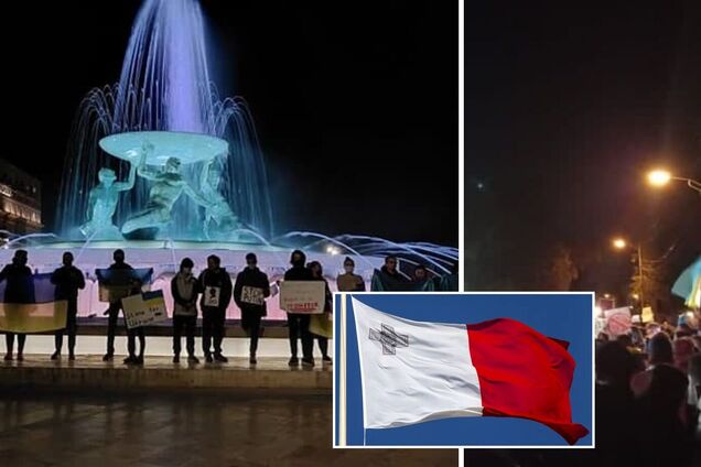 Акція протесту на Мальті