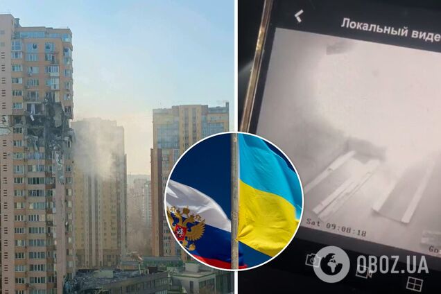 Обстріл житлового будинку у столиці України