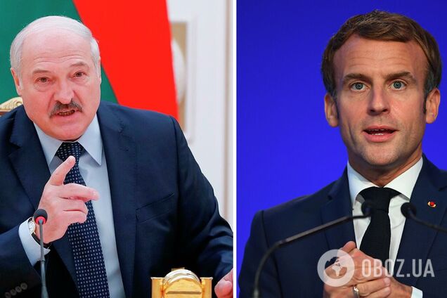 Макрон уговаривал Лукашенко вывести войска РФ: появились подробности разговора