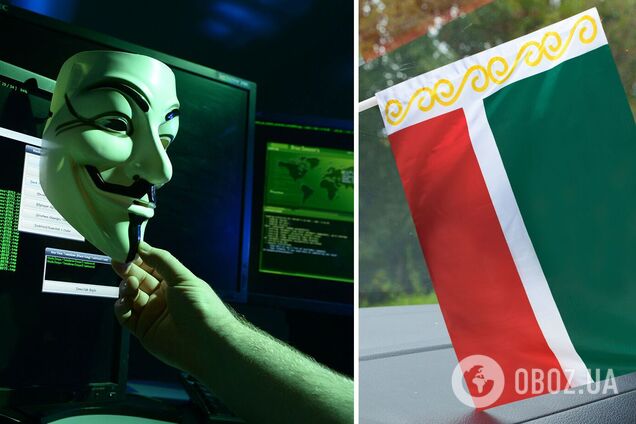 Хакери Anonymous 'поклали' сайт уряду Чечні