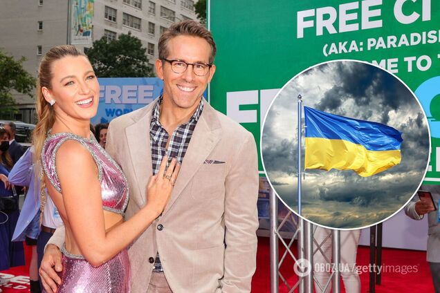 Звезда 'Дэдпула' Райан Рейнольдс и Блейк Лайвли собирают миллион долларов для украинских беженцев