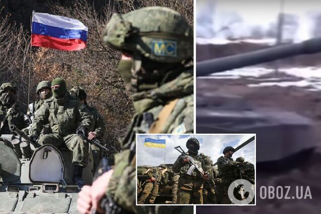 Российские солдаты бросили военную технику