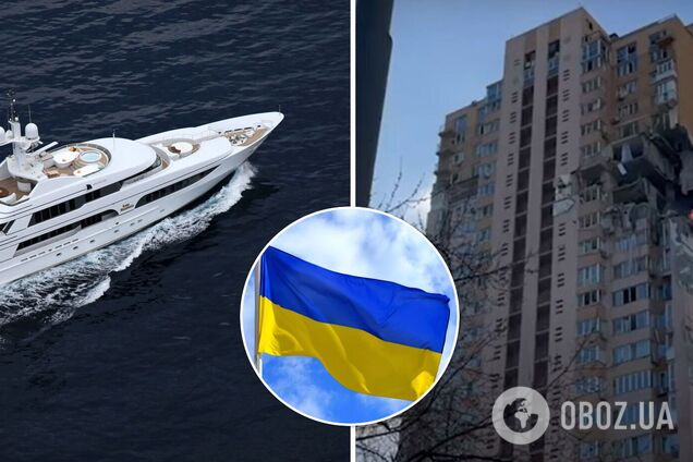 Моряк вирішив затопити яхту, коли побачив наслідки російського удару по житловій багатоповерхівці у Києві
