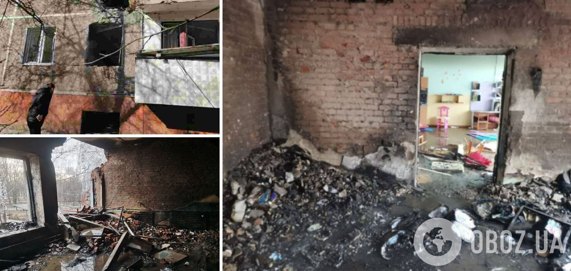 Оккупанты массово обстреливают центр Чернигова: попали в жилой дом, детский сад и магазин