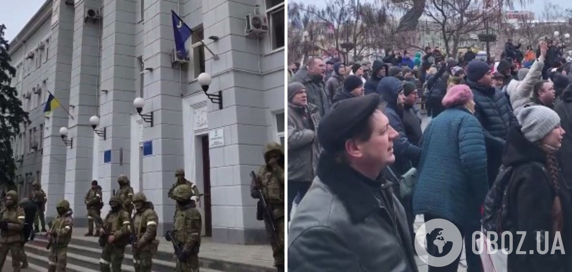 Жители Бердянска вышли единым фронтом против оккупантов