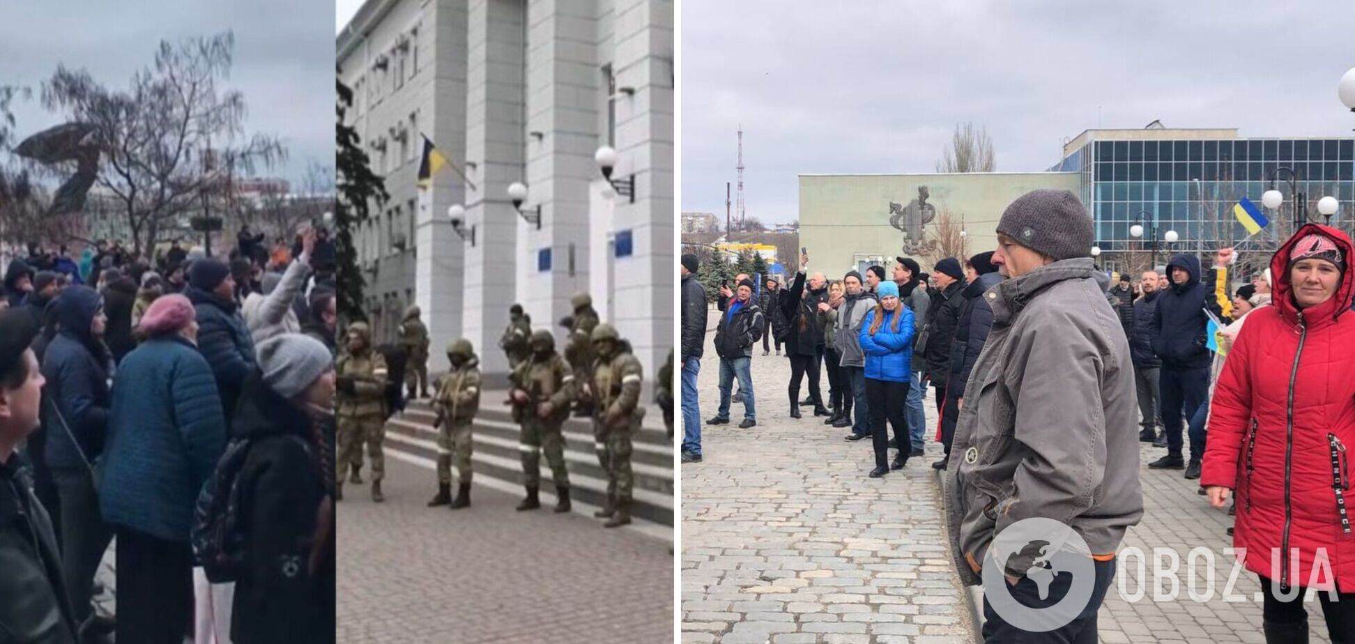 'Вы на чужой территории': в Бердянске местная жительница поставила на место российских оккупантов. Видео