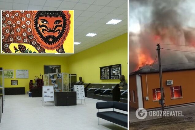 На Київщині згорів історико-краєзнавчий музей: унікальні картини Марії Примаченко врятували