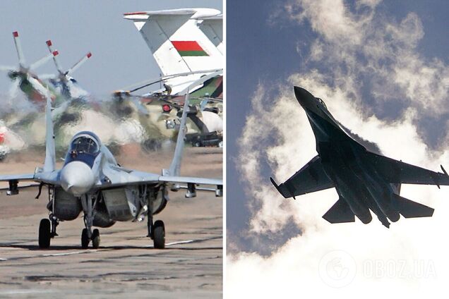 Истребители из Беларуси вылетели в сторону Украины: в сети появились видео