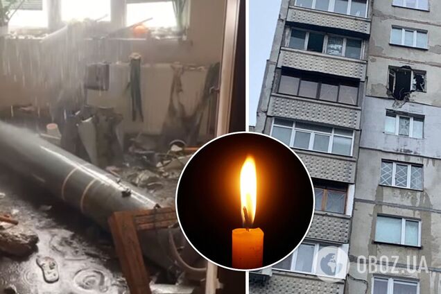 Обстрел жилого дома в Харькове