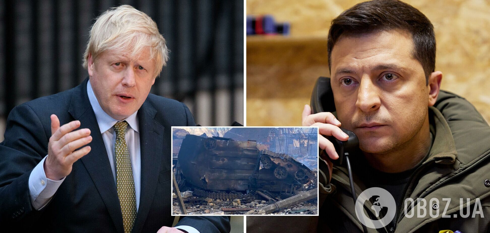 Зеленский заявил Джонсону, что следующие 24 часа будут решающими для Украины: Британия увеличила помощь