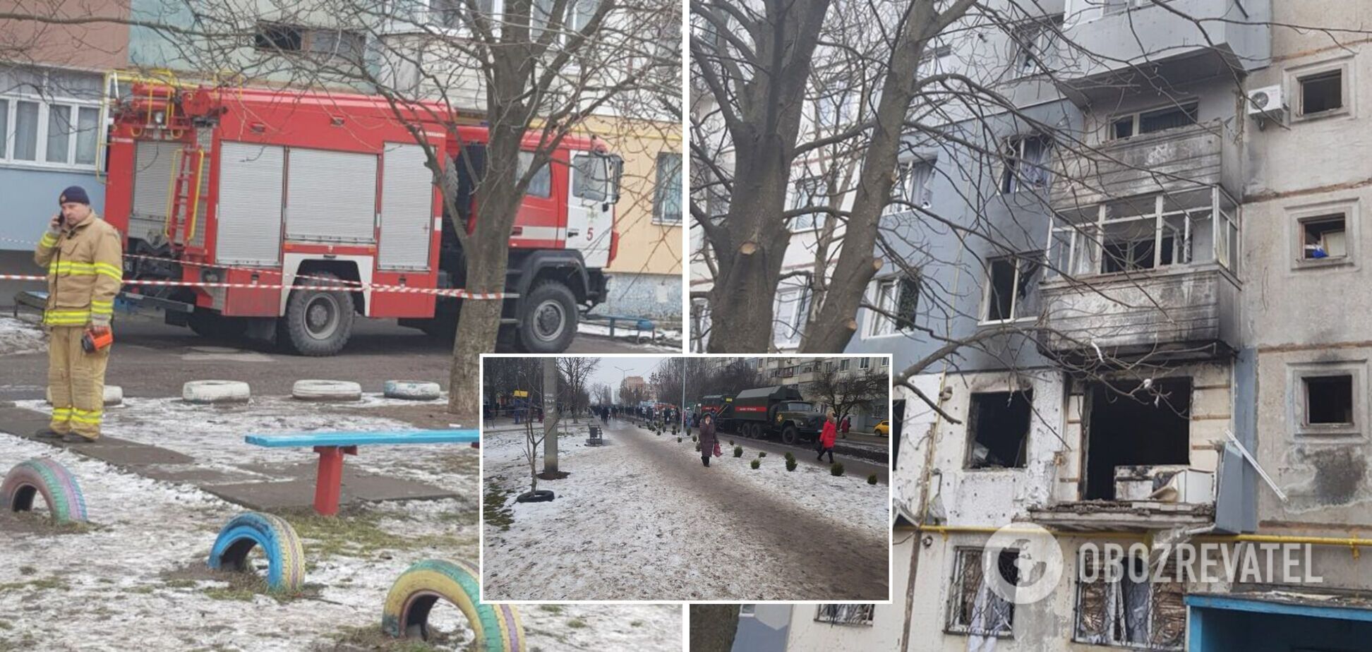 Люди ночевали у дома, на месте дежурит ГСЧС. Фоторепортаж с места взрыва в Кропивницком