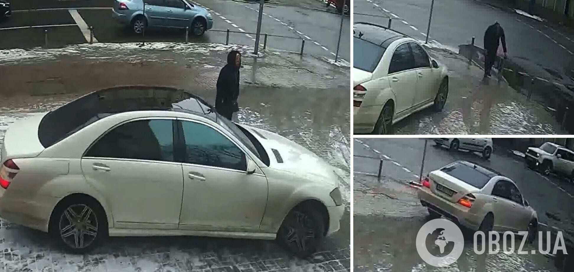 Водій пошкодив антипаркувальний стовпчик, щоб виїхати