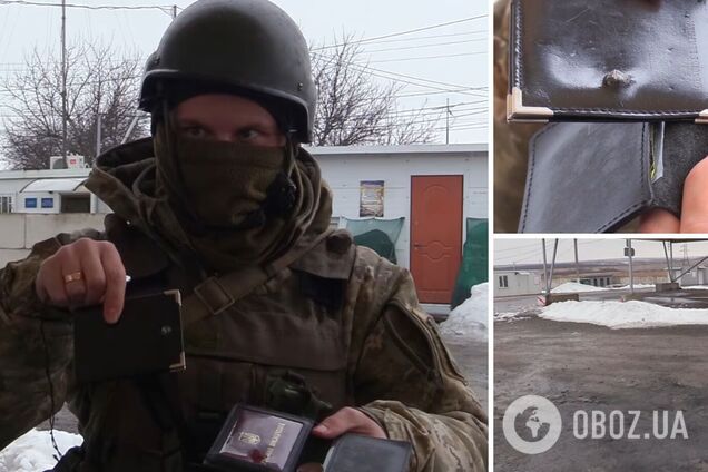 Удар оккупантов по КПВВ 'Гнутово': украинского воина спасло удостоверение и жетон. Фото и видео