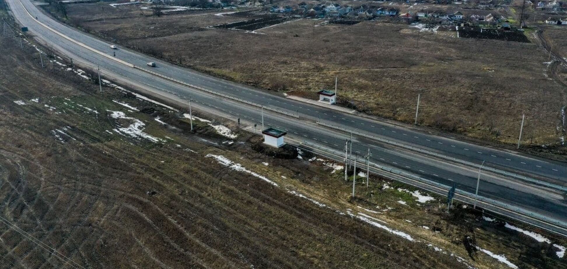Вблизи Николаева завершили строительство трассы Днепр – Николаев. Фото