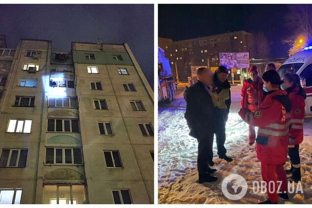 У Хмельницькому чоловік намагався накласти на себе руки і вистрибнув із вікна, але його 'врятувала' мотузка для білизни. Фото