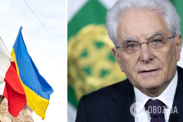Президент Италии вспомнил Украину в инаугурационной речи: ни один народ не должен бояться агрессии соседа