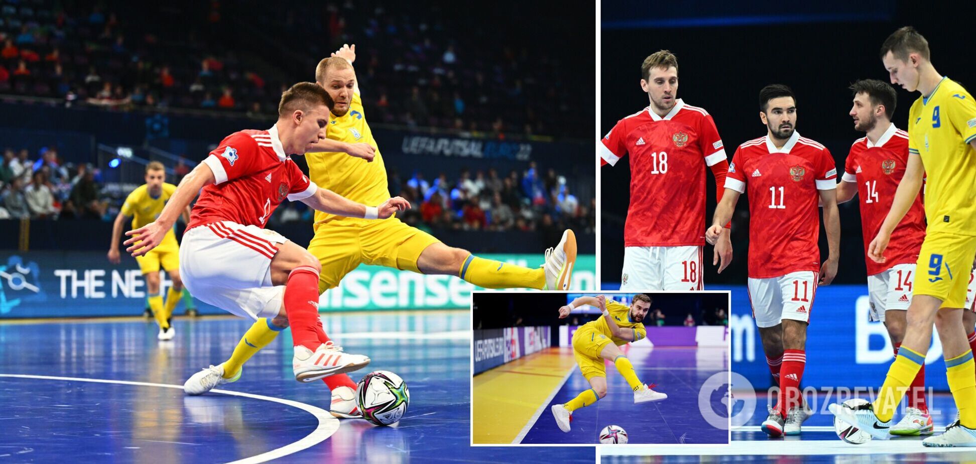 Украина – Россия – 2-3: все подробности матча 1/2 финала Евро-2022 по футзалу