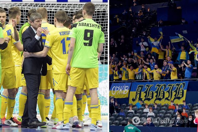 Збірна України з футзалу влаштувала овації фанатам після матчу з Росією на Євро-2022. Відео