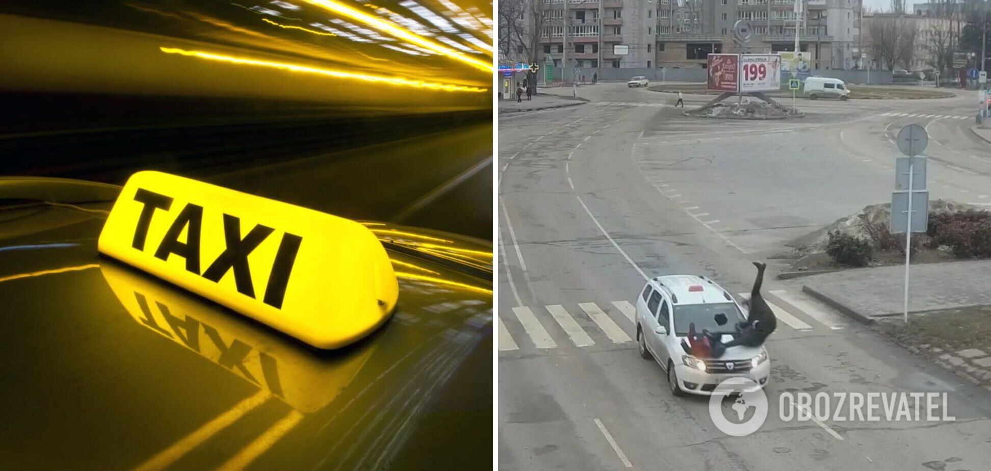 На Днепропетровщине таксист сбил на переходе женщину с ребенком. Видео момента ДТП