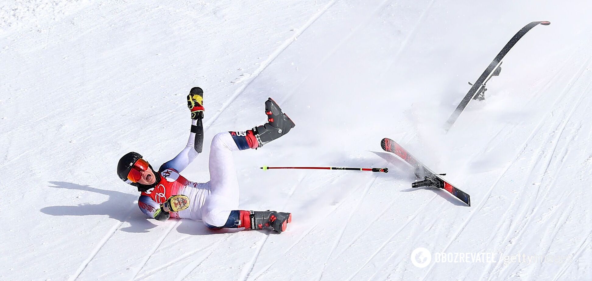 Американська гірськолижниця жорстко впала під час спуску на Олімпіаді-2022