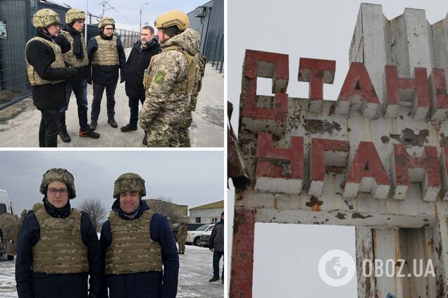 Главы МИД Австрии, Чехии и Словакии впервые побывали на Донбассе. Фото и видео