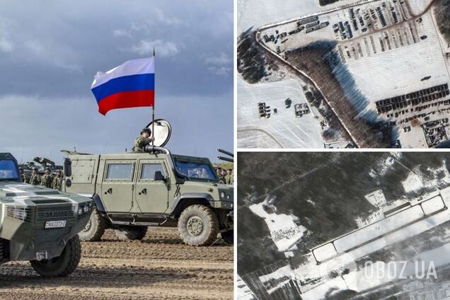 Военную технику в Беларуси перебросили за 50 км к границе Украины: новые спутниковые снимки